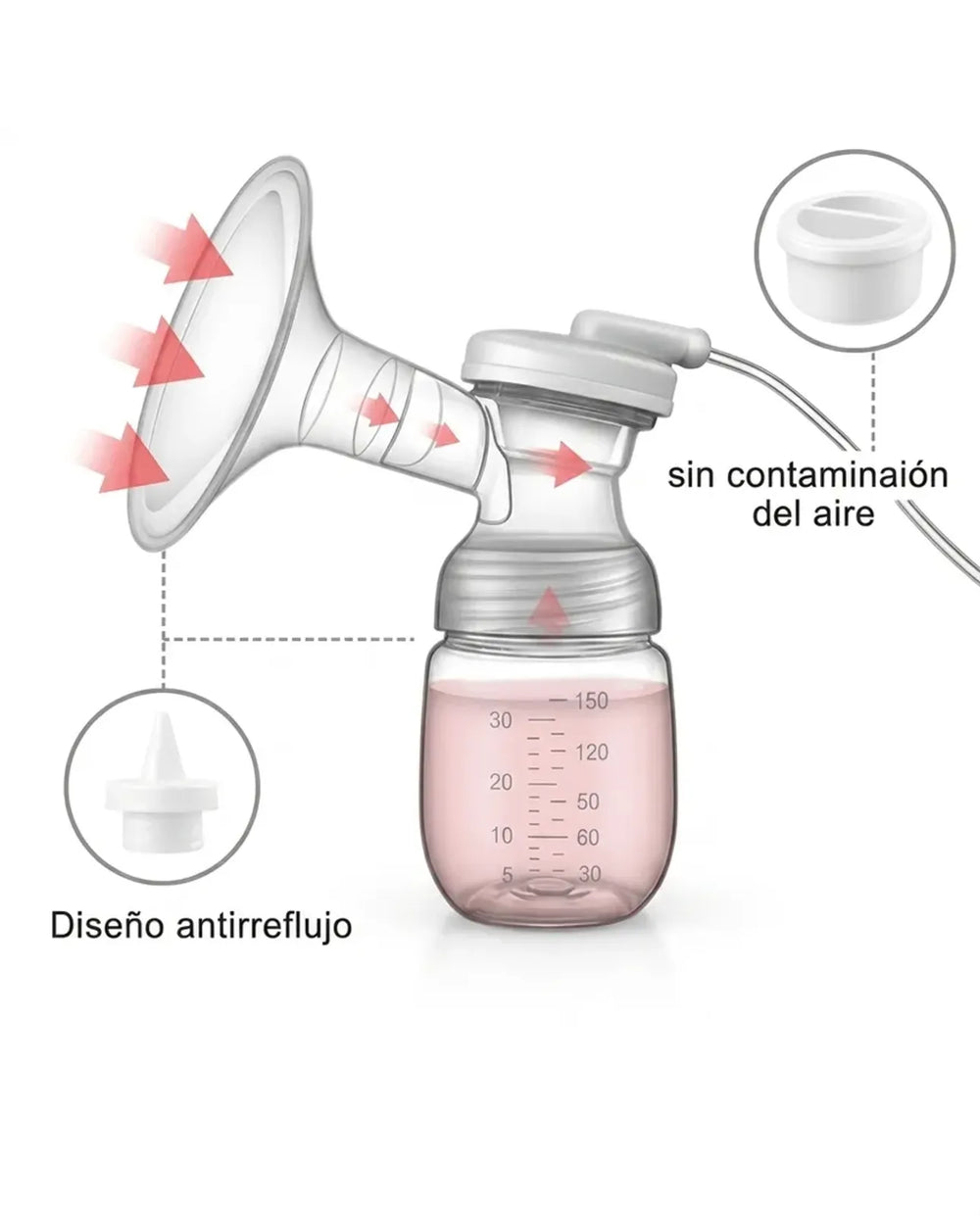 Extractor de leche eléctrico inteligente — REF: A-245