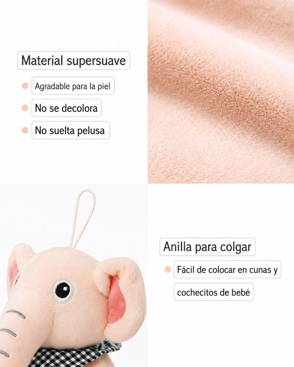 Muñeco de apego cascabel — REF: FK2022D