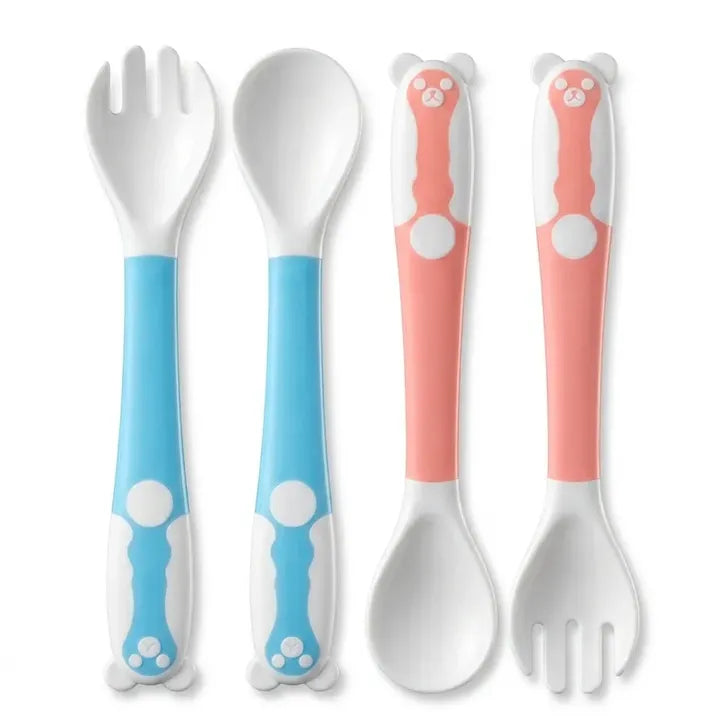 Cuchara y tenedor en plastico set x 2 — REF: TT22-46