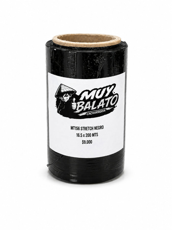 Papel Strech Negro 16.5 x 200 metros — REF: MT156