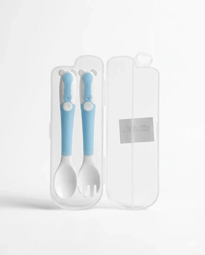 Cuchara y tenedor en plastico set x 2 — REF: TT22-46