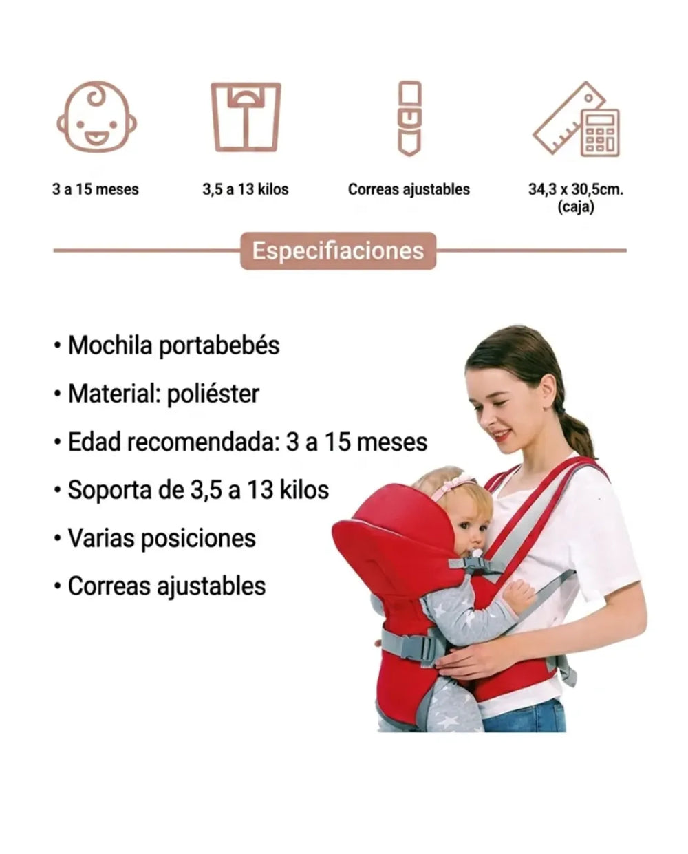 Cargador baby carrier — REF: 5002