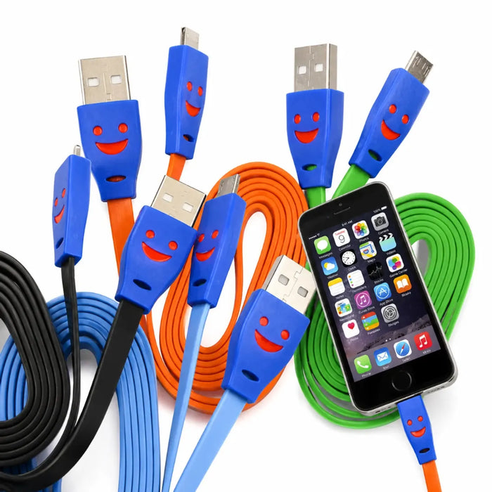 Cable Micro USB diseño feliz — REF: TT-406C
