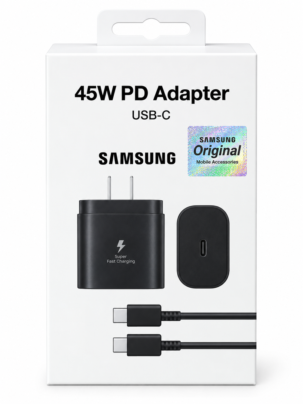 Cargador Completo Samsung 45W Carga Rapida TC-TC