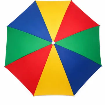 Parasol 91 cm multicolor con filtro solar — REF: TT-654C